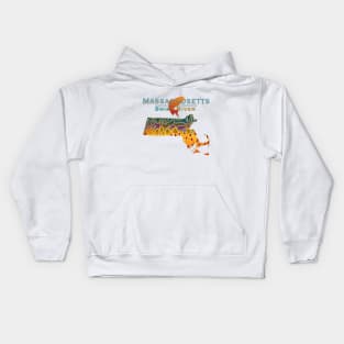 MASSACHUSETTS BROOK TROUT II Kids Hoodie